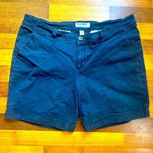 Old Navy Shorts Navy Blue cuffed shorts size 14